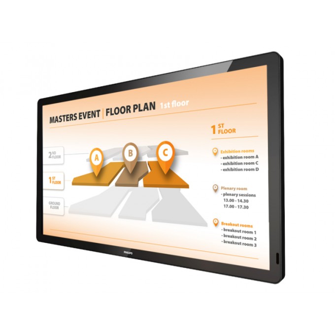 Интерактивный дисплей 32” T-Line, 18/7, Android 8, FHD, 350 нит PHILIPS 32BDL3651T/00