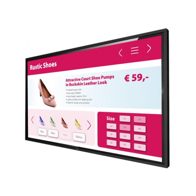 Интерактивная панель 55” T-Line, 18/7, Android, UHD, 400 нит, 20 касаний PHILIPS 55BDL3452T/00