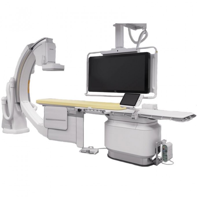 PHILIPS AZURION 3 — АНГИОГРАФИЧЕСКАЯ СИСТЕМА, 12-дюймовый детектор, 4740 кДж теплоёмкости анода AZURION-3