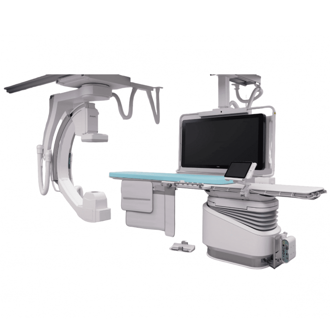 PHILIPS AZURION 5 — АНГИОГРАФИЧЕСКАЯ СИСТЕМА, Плоскопанельный детектор, 100 кВт AZURION-5