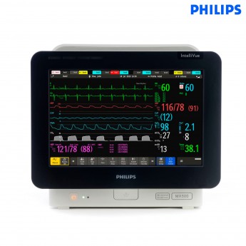 Монитор пациента Philips IntelliVue MX500 Портативный ЭКГ SpO2 НИАД PHILIPS HEALTHCARE